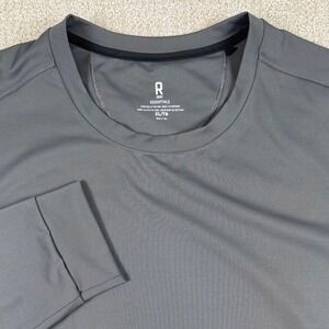Rhone Men XL Gray Essentials Long Sleeve Performance Crewneck Shirt